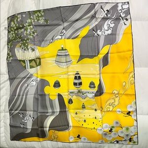 New!  Authentic Chinese 100% Silk Scarf